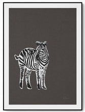 Load image into Gallery viewer, Zebra (Dark Gray)
