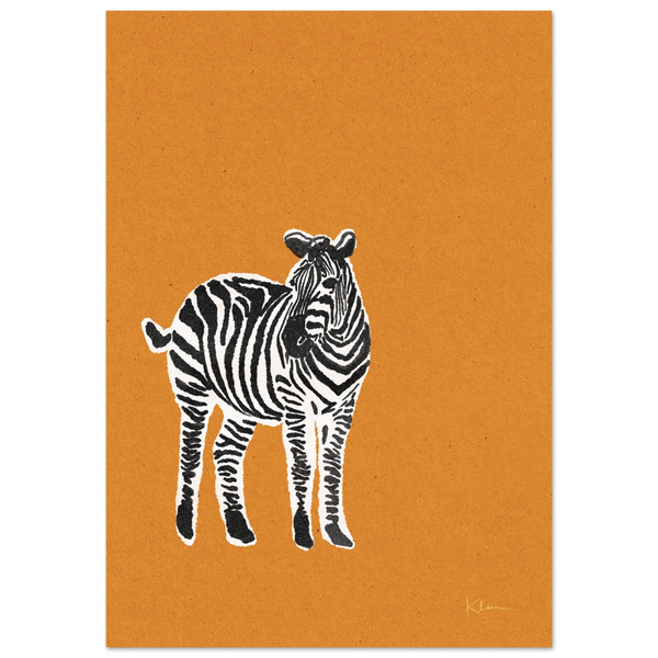 Zebra (Orange) — room view