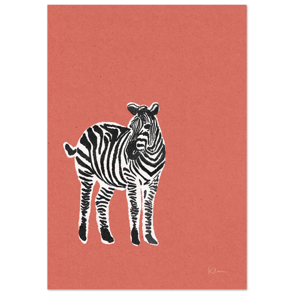 Zebra (Pink) — room view