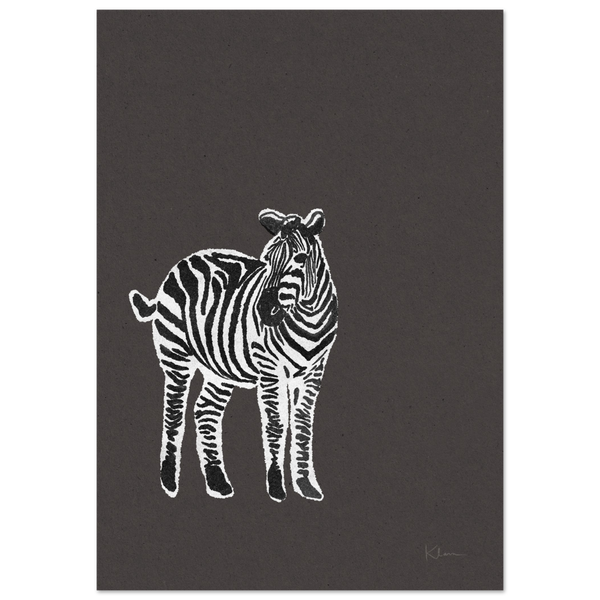 Zebra (Dark Gray) — room view