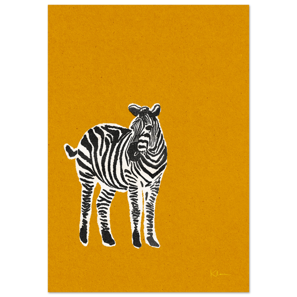 Zebra (Mustard) — room view