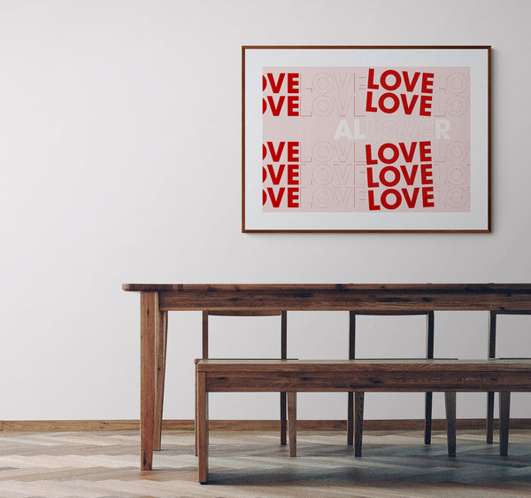 LOVE ALLOVER — room view